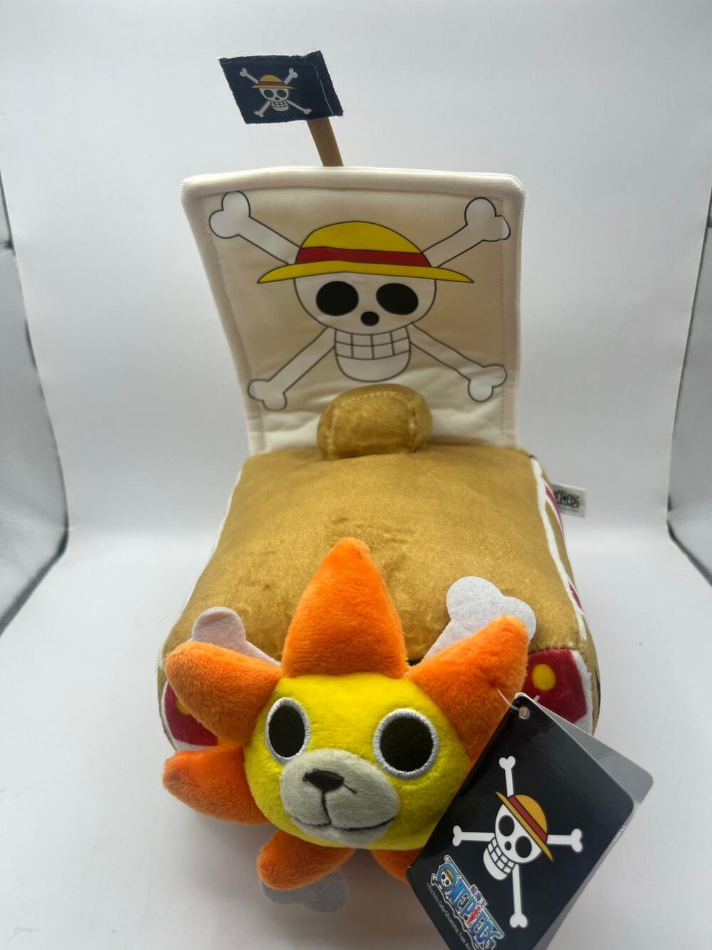 One Piece Thousand Sunny Pirate Ship Plush Straw Hat Anime Collectible 10" NWT